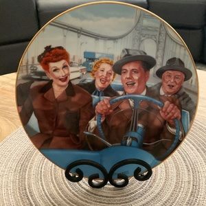 Vintage 1989 I Love Lucy Plate By Jim Keith “California Here We Come